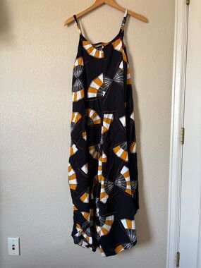 Sam and Jess geometric print jumpsuit romper Size L